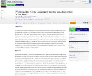 Predicting the North: Sovereignty and the Canadian Brand in the Arctic article page picture